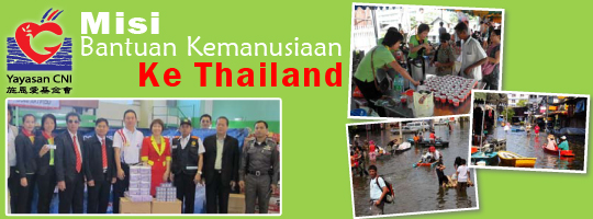 Yayasan CNI Join A Humanitarian Aid Mission To Thailand