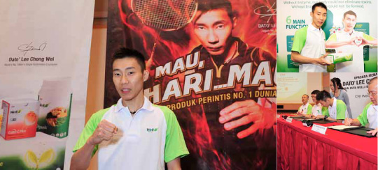 Dato’ Lee Chong Wei Appointed As CNI’s Robust Vitality Ambassador And Well3 & CNI White Coffee Cendawan Susu Harimau Spokesman 